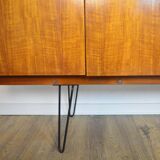 Scandinavian teak sideboard and “pin” legs