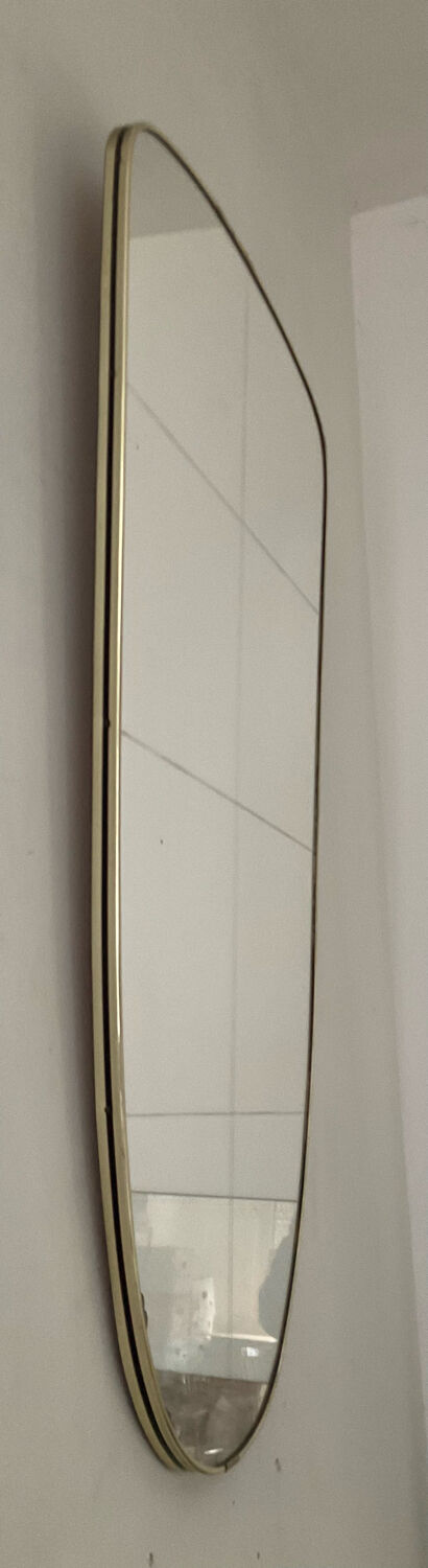 Freeform mirror 80x40cm from the 60s-70s