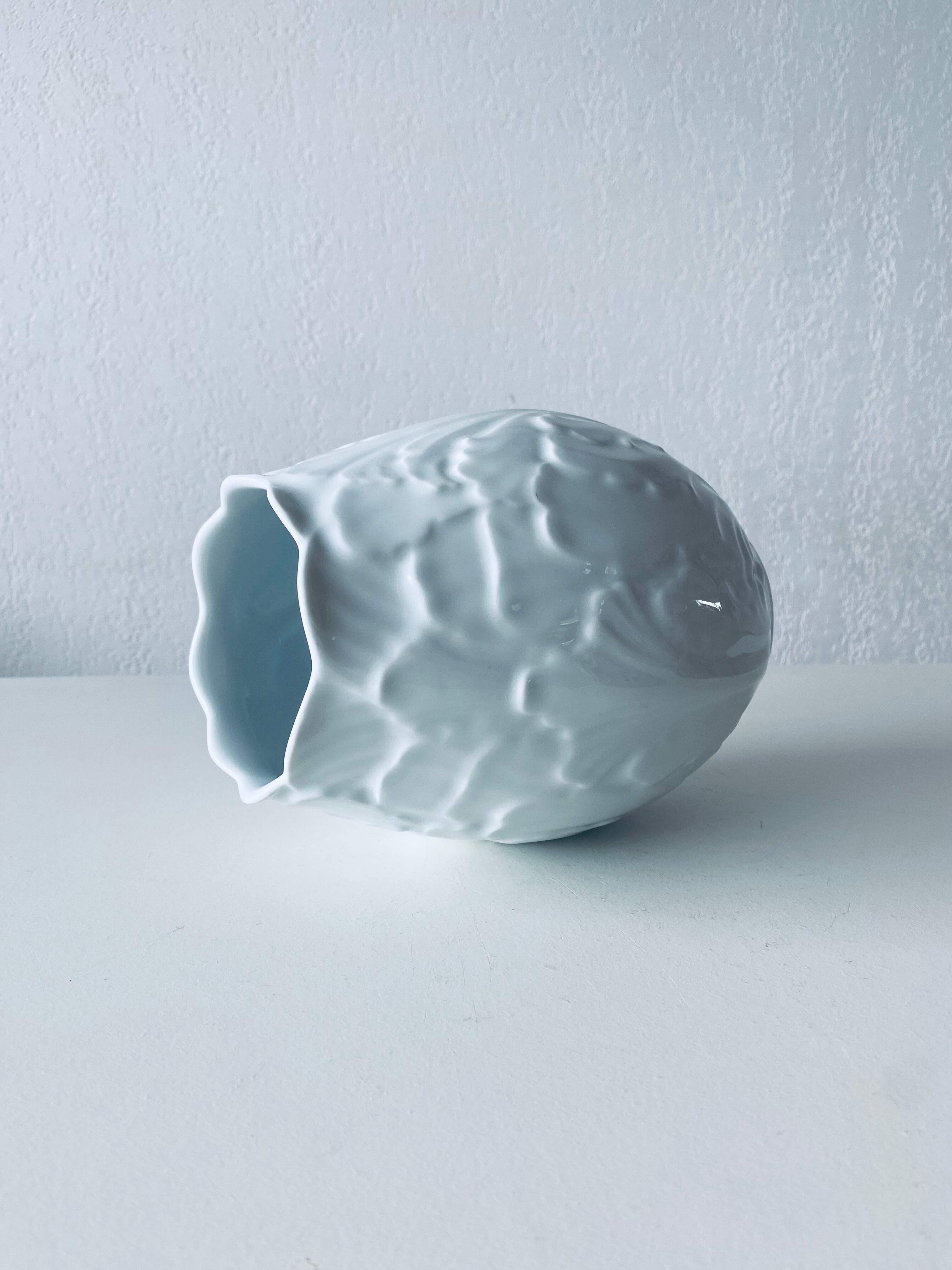 Large porcelain vase stamped bareuther waldsassen