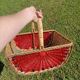 Retro watermelon basket