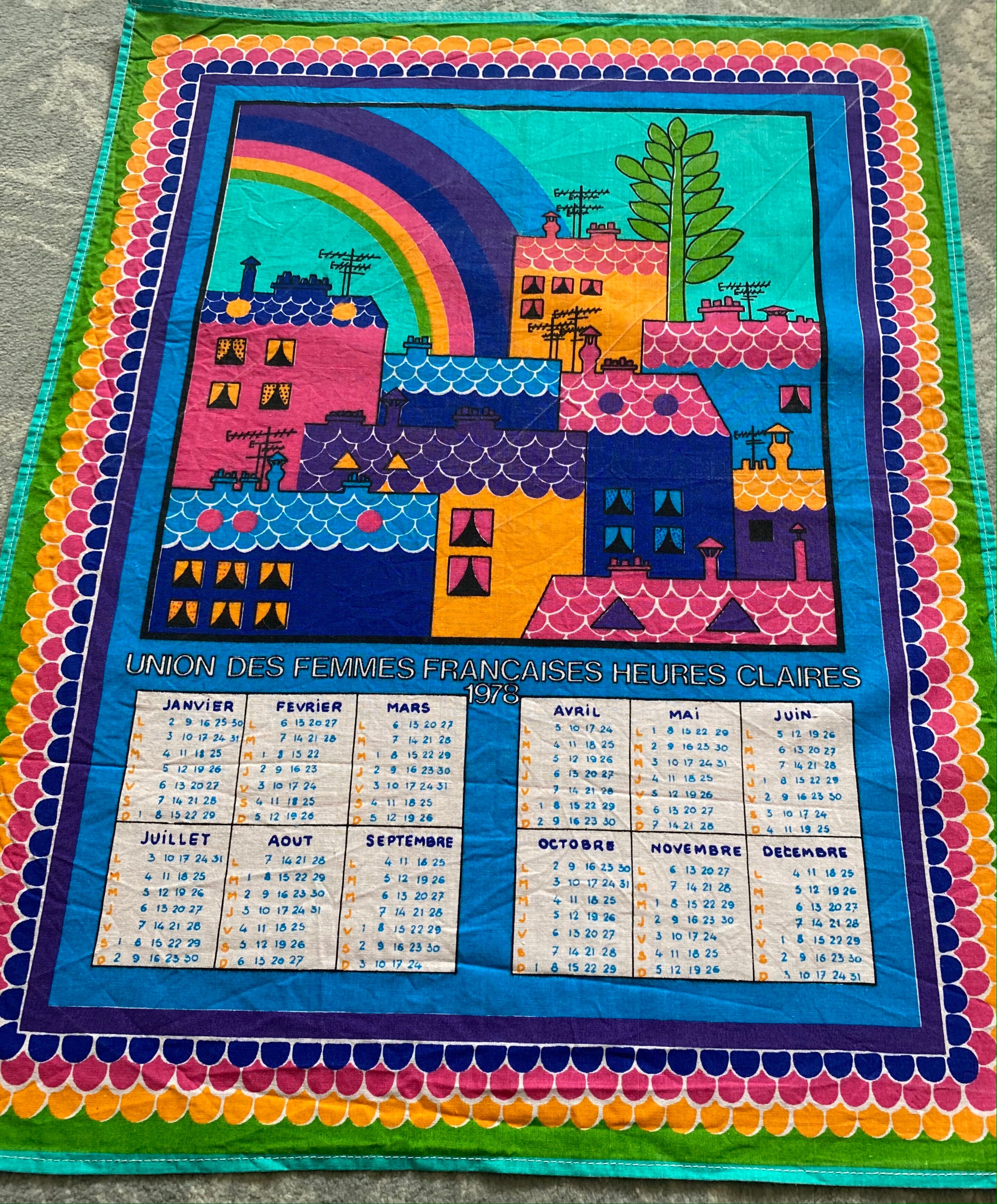 Torchon calendar 1978