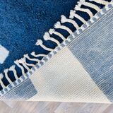 Traditional Moroccan rug, natural wool, 3 x 2 m.