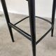 Black Vintage Bentwood Bar Chair in Thonet Style, Mid-Century 1970s