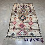 Multicolor fabric rug 135x240cm