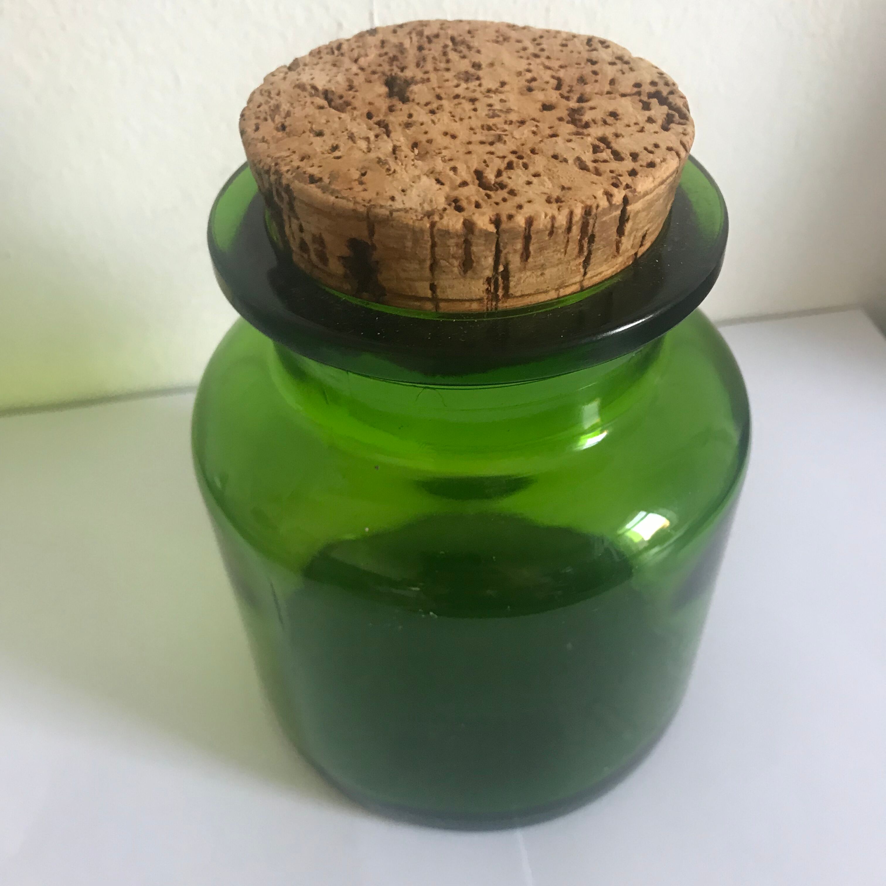 Vintage glass jar