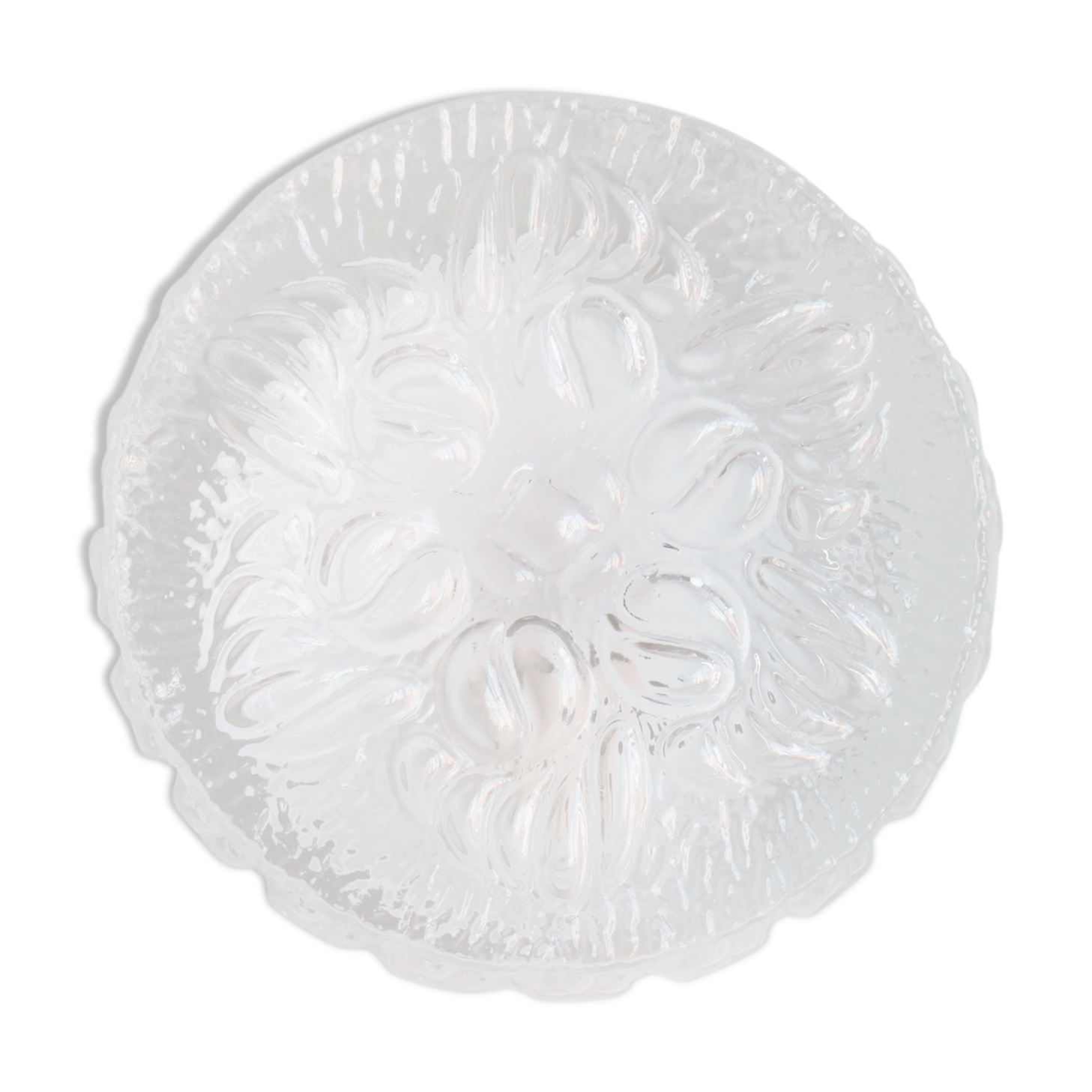 Glass ceiling light 1960 Germany