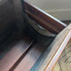 Porte revues scandinave en palissandre de Rio et cuir