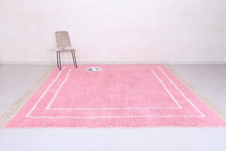 Grand tapis berbère pour votre espace tissé main artisanale 3/4 m