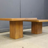 Pair of vintage wooden coffee or side tables, 1960s