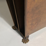 Magazine rack brass vintage