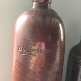 Lot of two old bottles of Dutch Gin gres