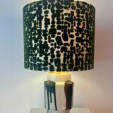 Set of 2 MCM table lamps: Unique recycled pieces made from vases by Ditmar Urbach Keramik – Czech Republic.