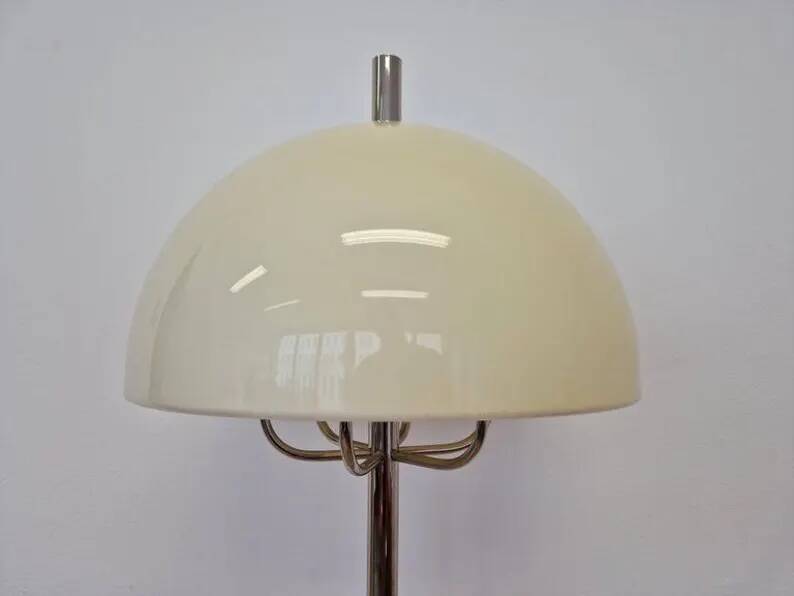 Midcentury Floor Rare Lamp Mushroom, Germany, 1970s