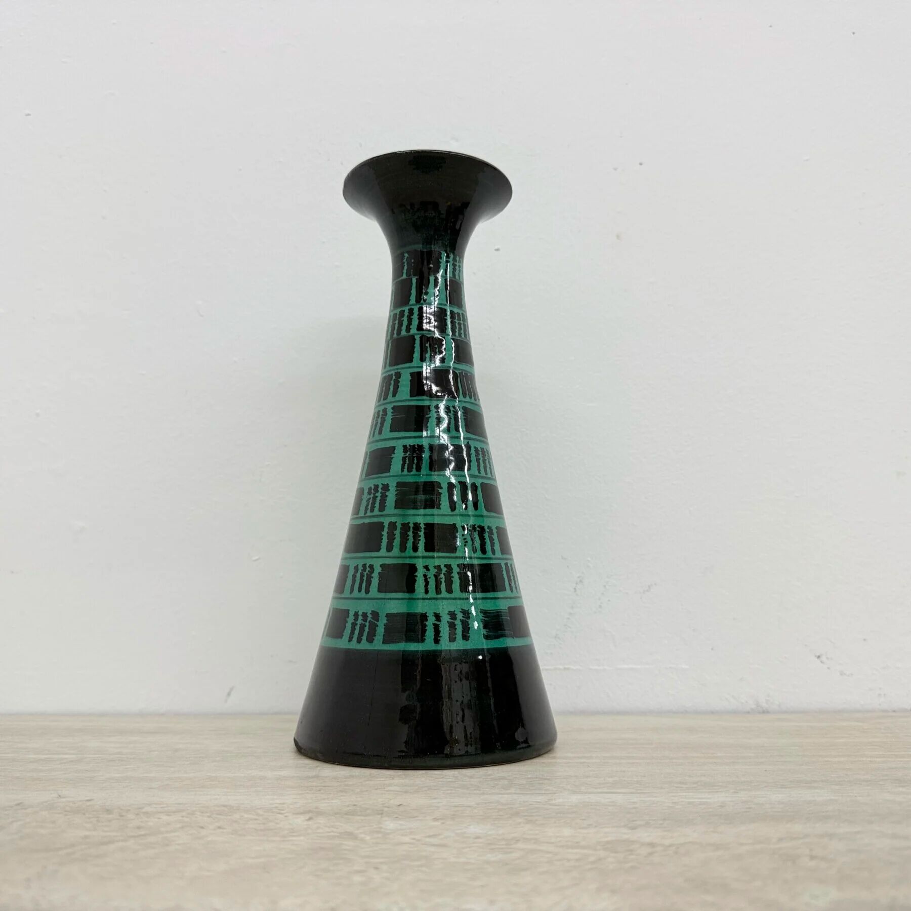 Italian ceramic vase from Bitossi, 1970s