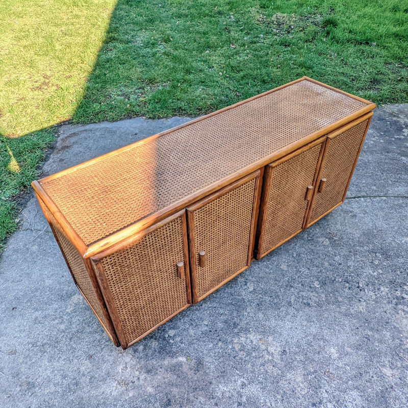 Rattan and canning buffet