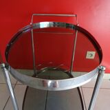 70s design chrome bar trolley
