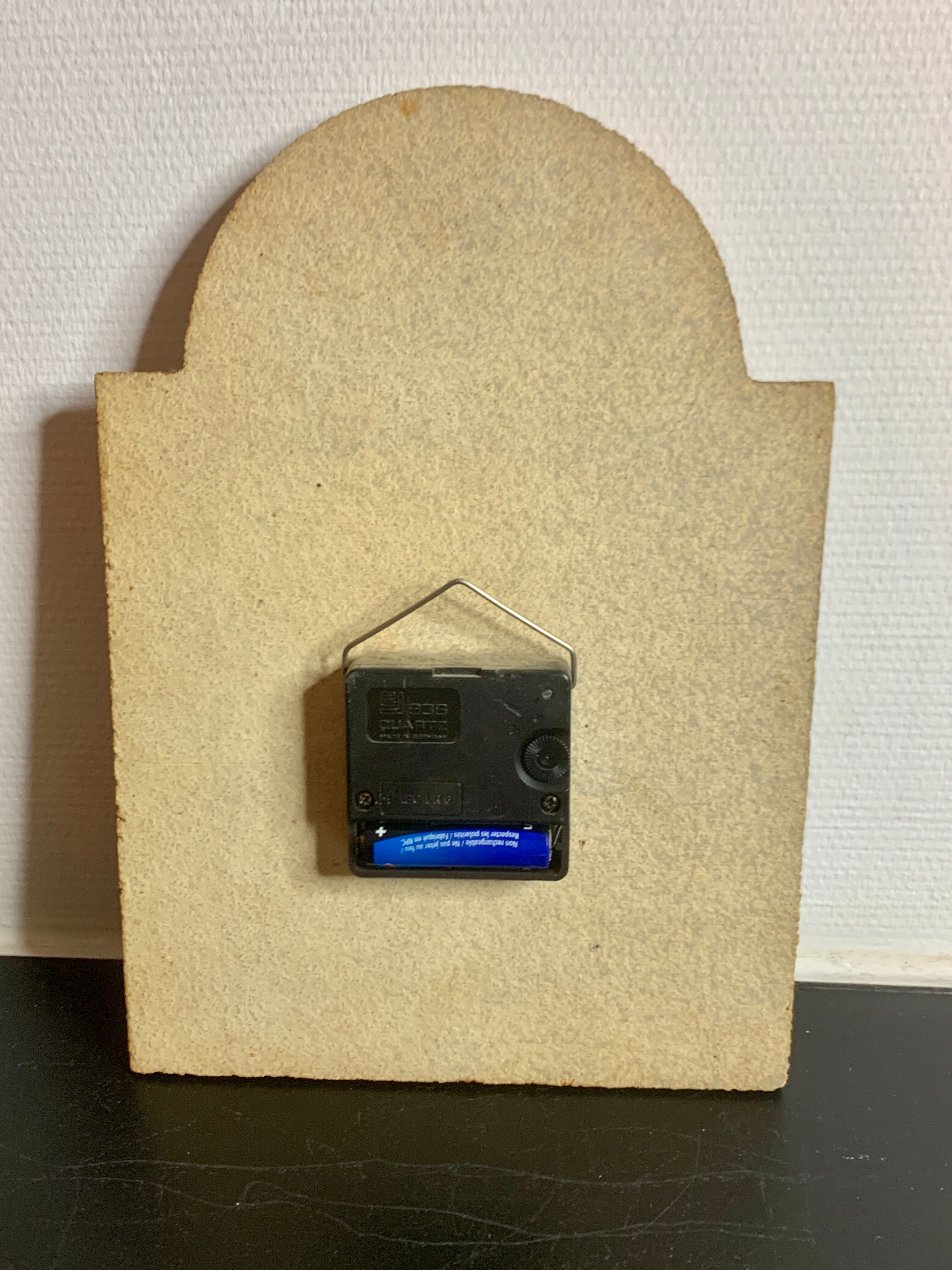 Ceramic clock by Roger Capron, 1960's