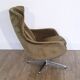 Vintage Scandinavian velvet armchair 1970