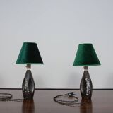 Table lamp from the “Burgundy” series, designed by Holm Sorensen, Soholm.