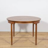 Mid-Century Teak Dining Table and Chairs Set by Hans Olsen for Frem Røjle.