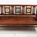 Indian bench, reversible folder