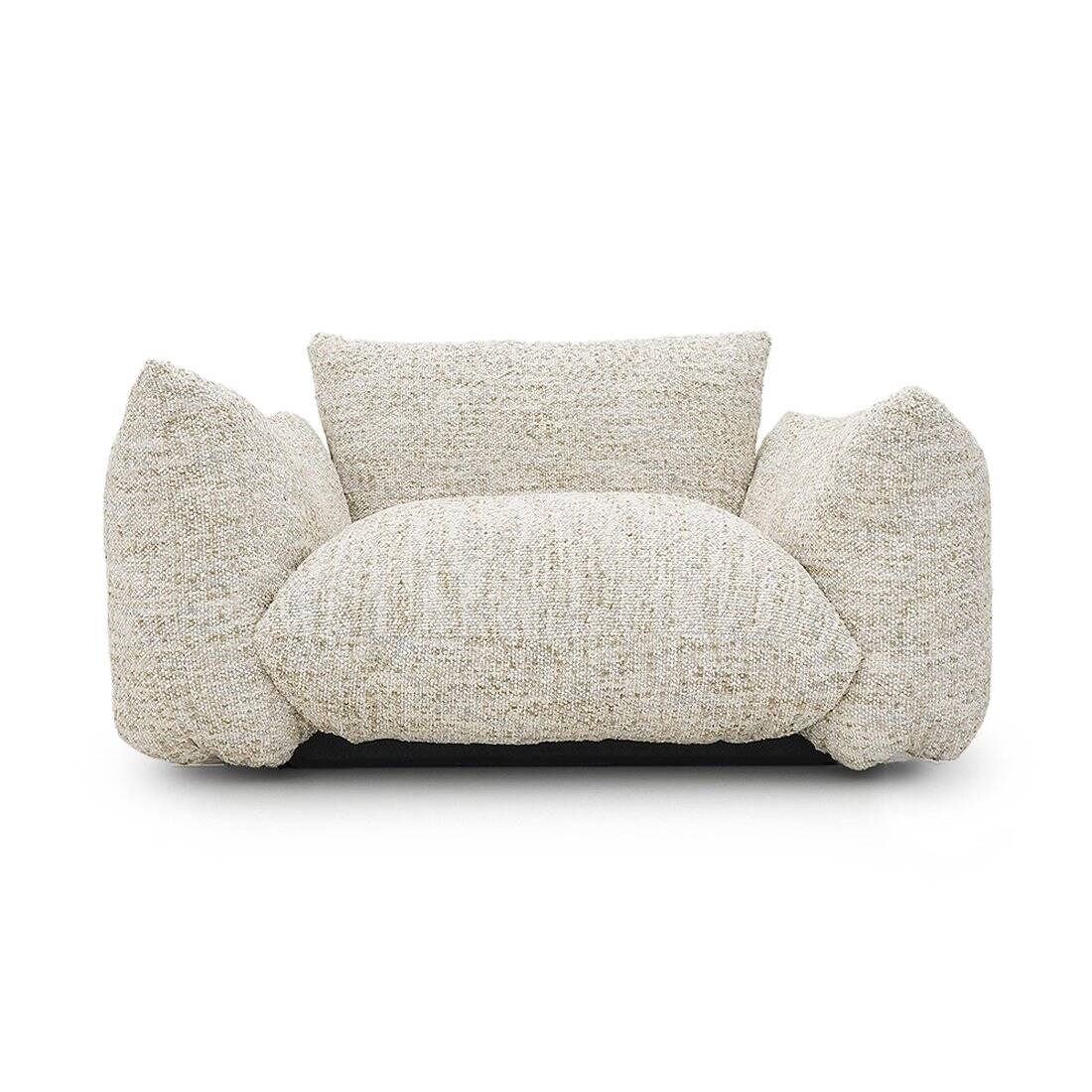 Marenco armchair set with ottoman by Mario Marenco for Arflex, 1970s