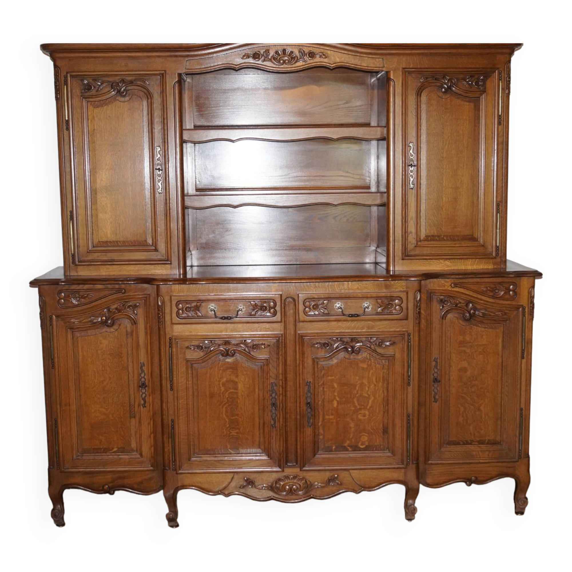 Louis xv oak sideboard