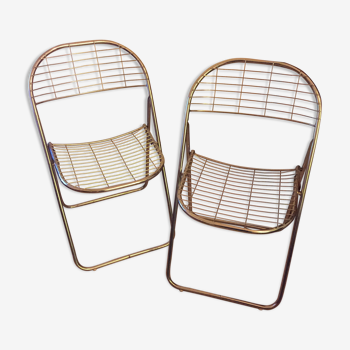 Pair of folding chairs