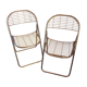 Paire de chaises pliantes