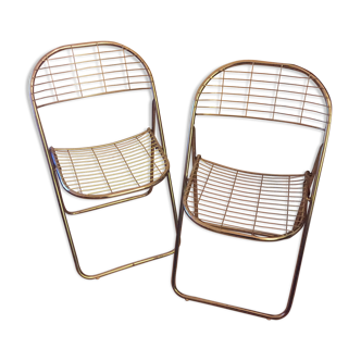 Pair of folding chairs
