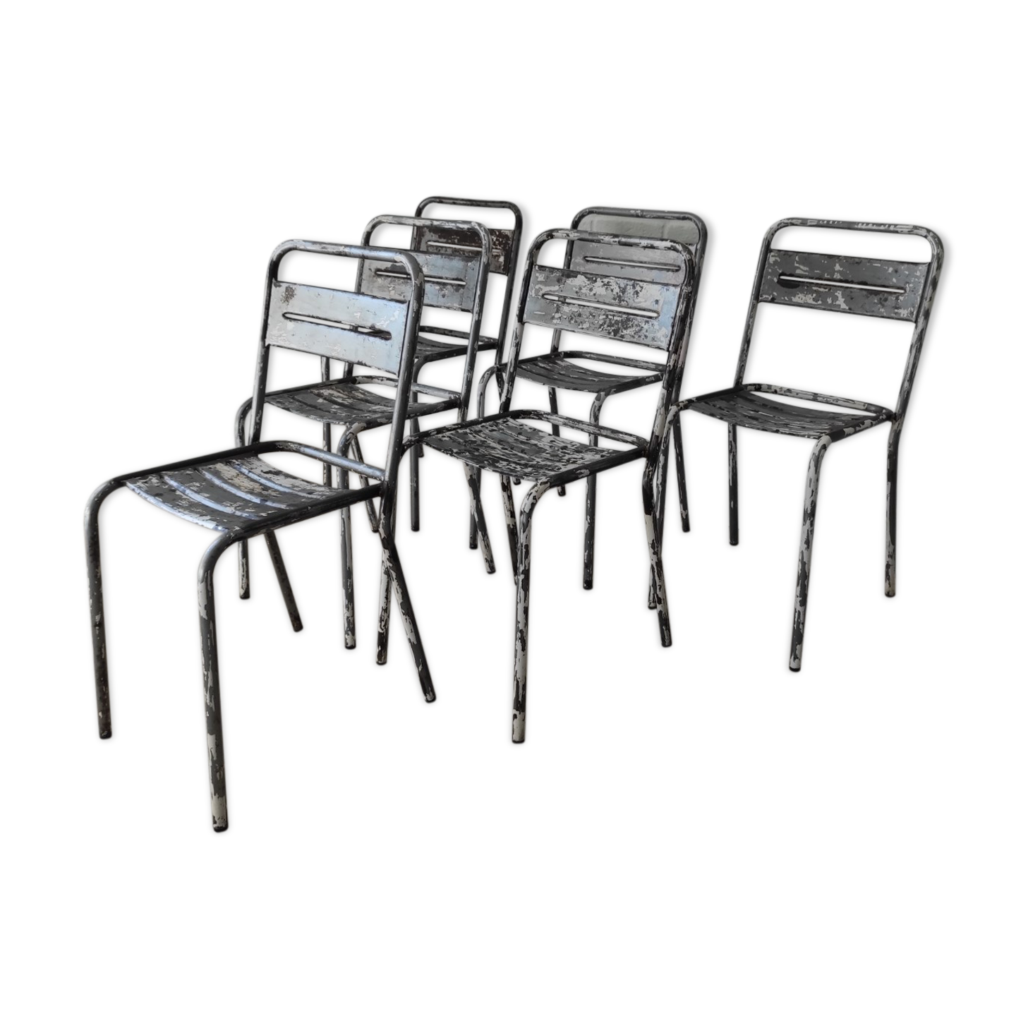 6 Industrial Tolix chairs