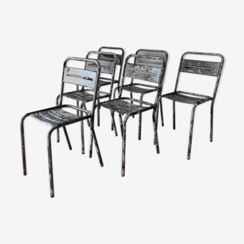 6 Industrial Tolix chairs