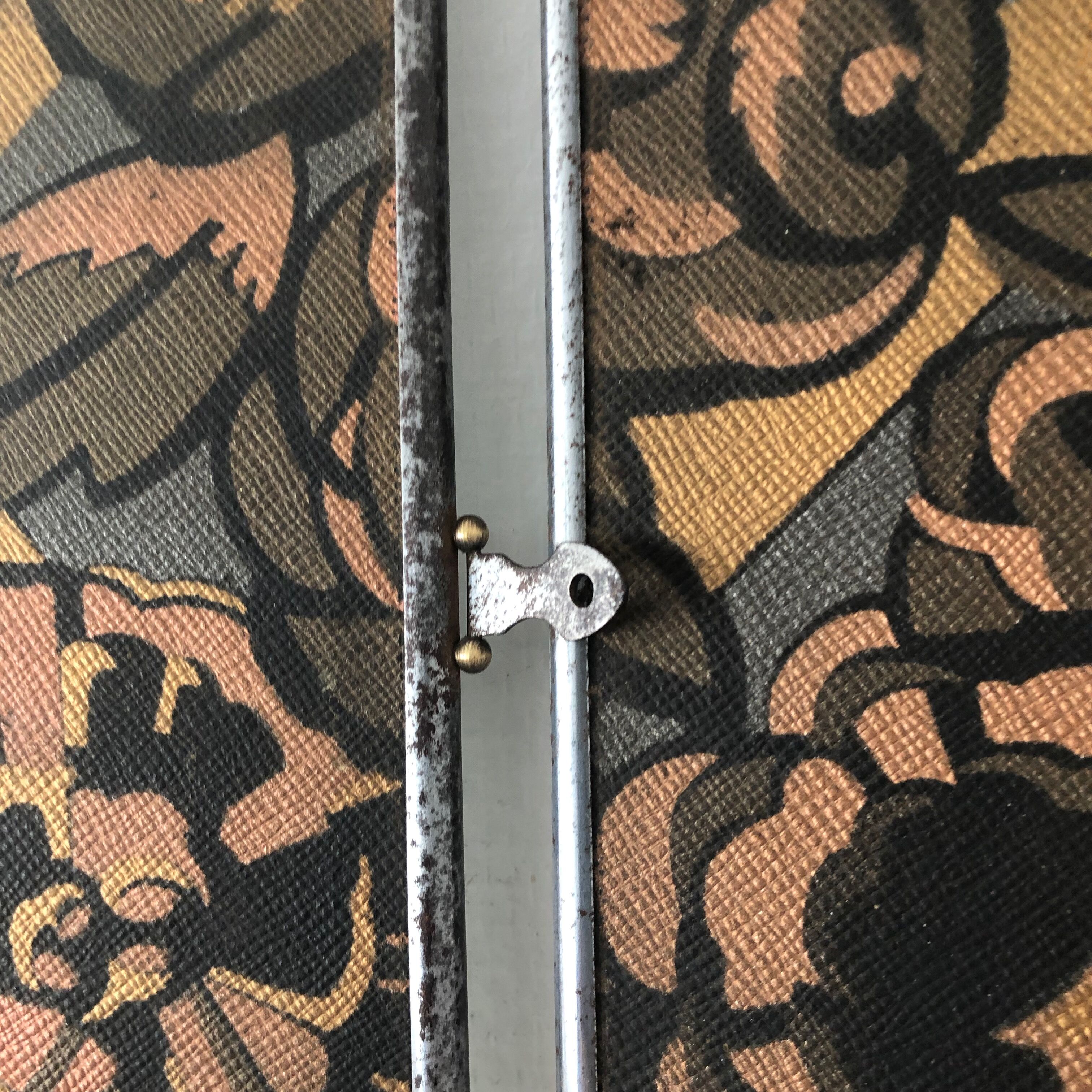 Barber vintage mirror 1930 - 28x69cm