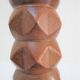 Solid wood lamp foot "diamond tip" years 40-50