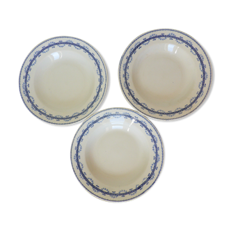 3 hollow plates in iron earth Gien model Austerlitz 2106208