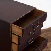Antique Japanese lacquered kodansu with five drawers – Japan, circa 1900