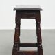 Antique English Oak Joint Stool / Stool from the 17th Century