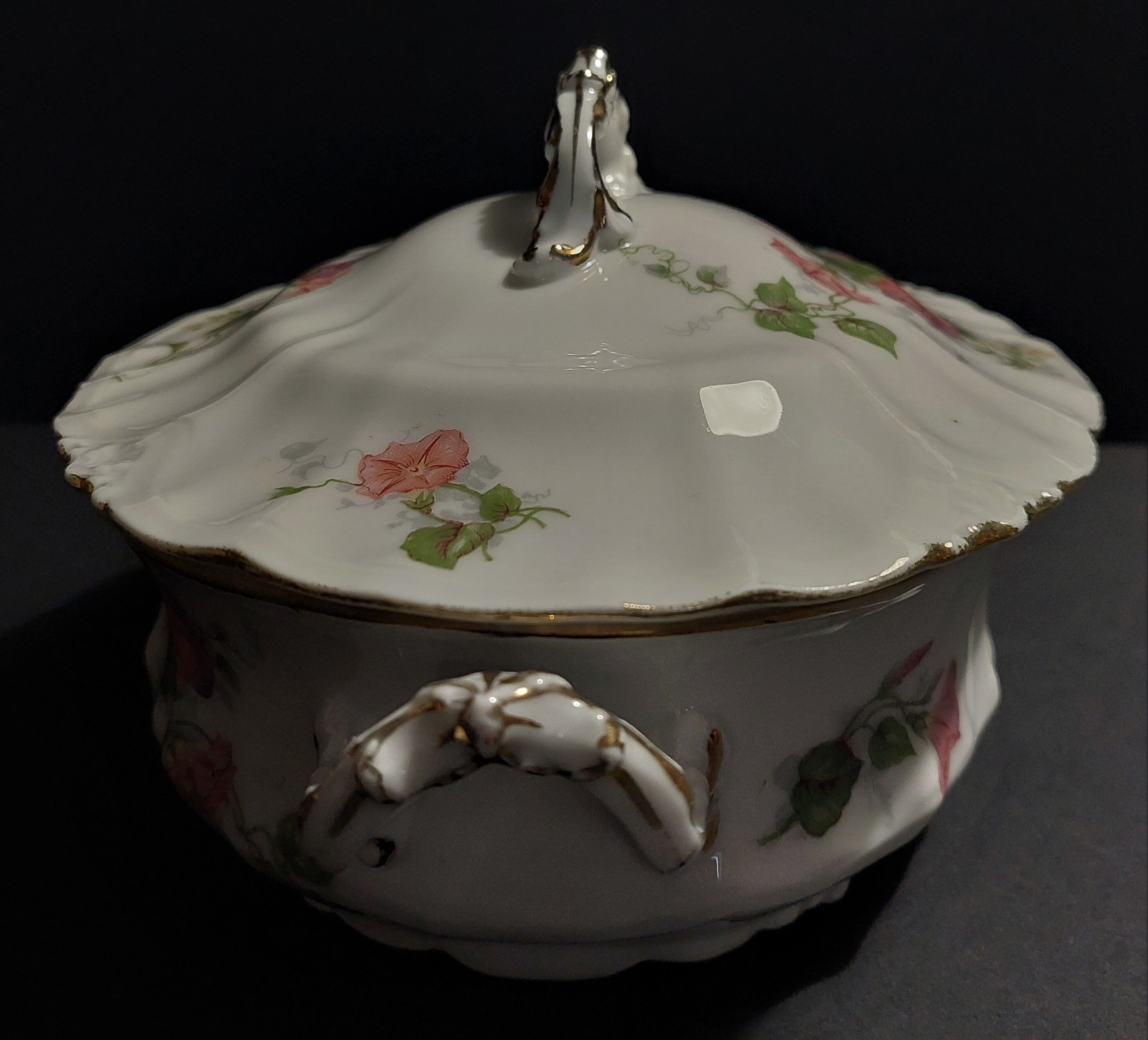 Vegetable soup tureen porcelain Limoges early twentieth century
