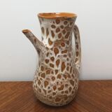 Ceramic pitcher signed Nederviller