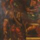 Peinture ancienne à sujet religieux, huile sur toile, XVIIe siècle