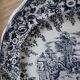 Round dish stamped Lunéville KG Tradition special grand feu