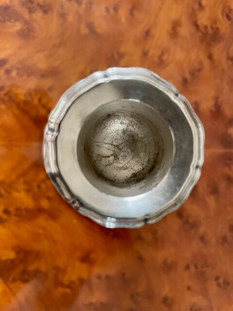 Silver metal wmf candle holder, 1900/1920