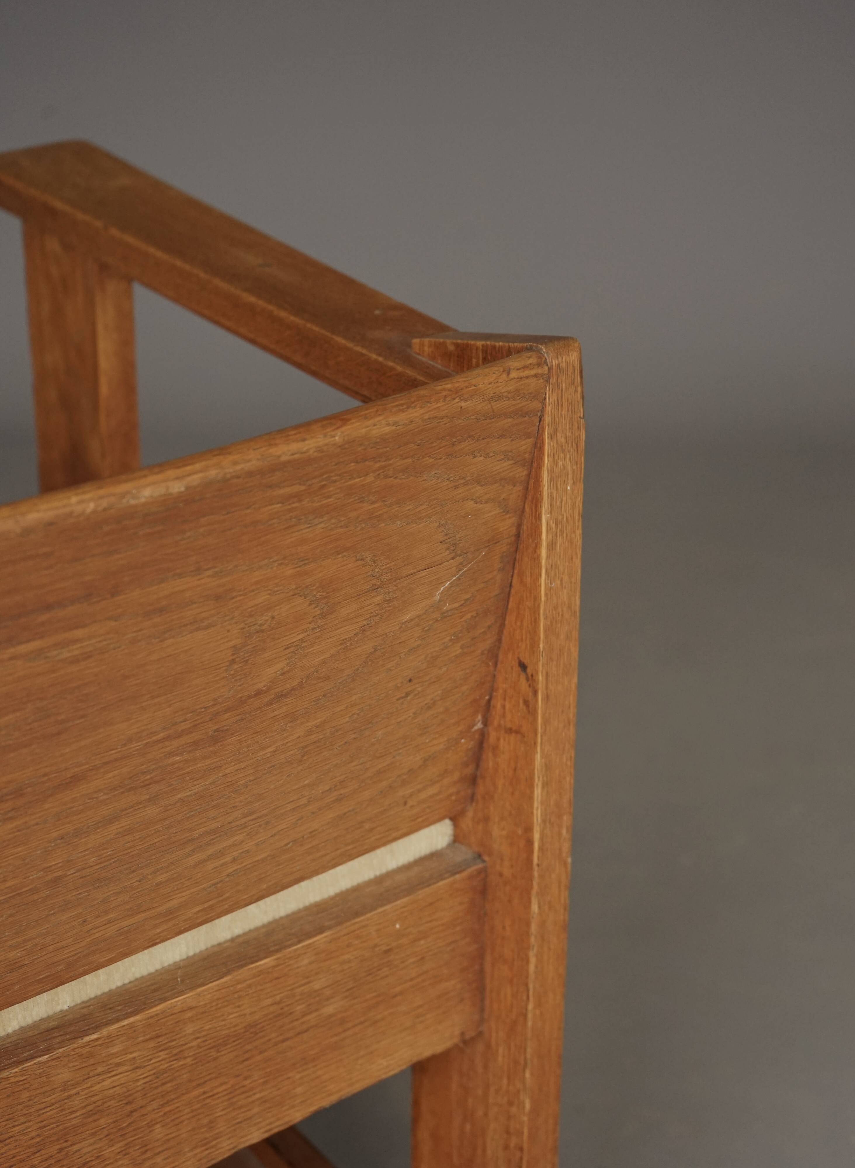 Modernist Hague School Armchair attributed to Frits Spanjaard, 1920s