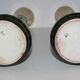 Pair of art deco soliflore vases in slurry