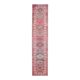 Vintage Turkish Oushak Handmade Wool Cotton Pink Runner 85x387