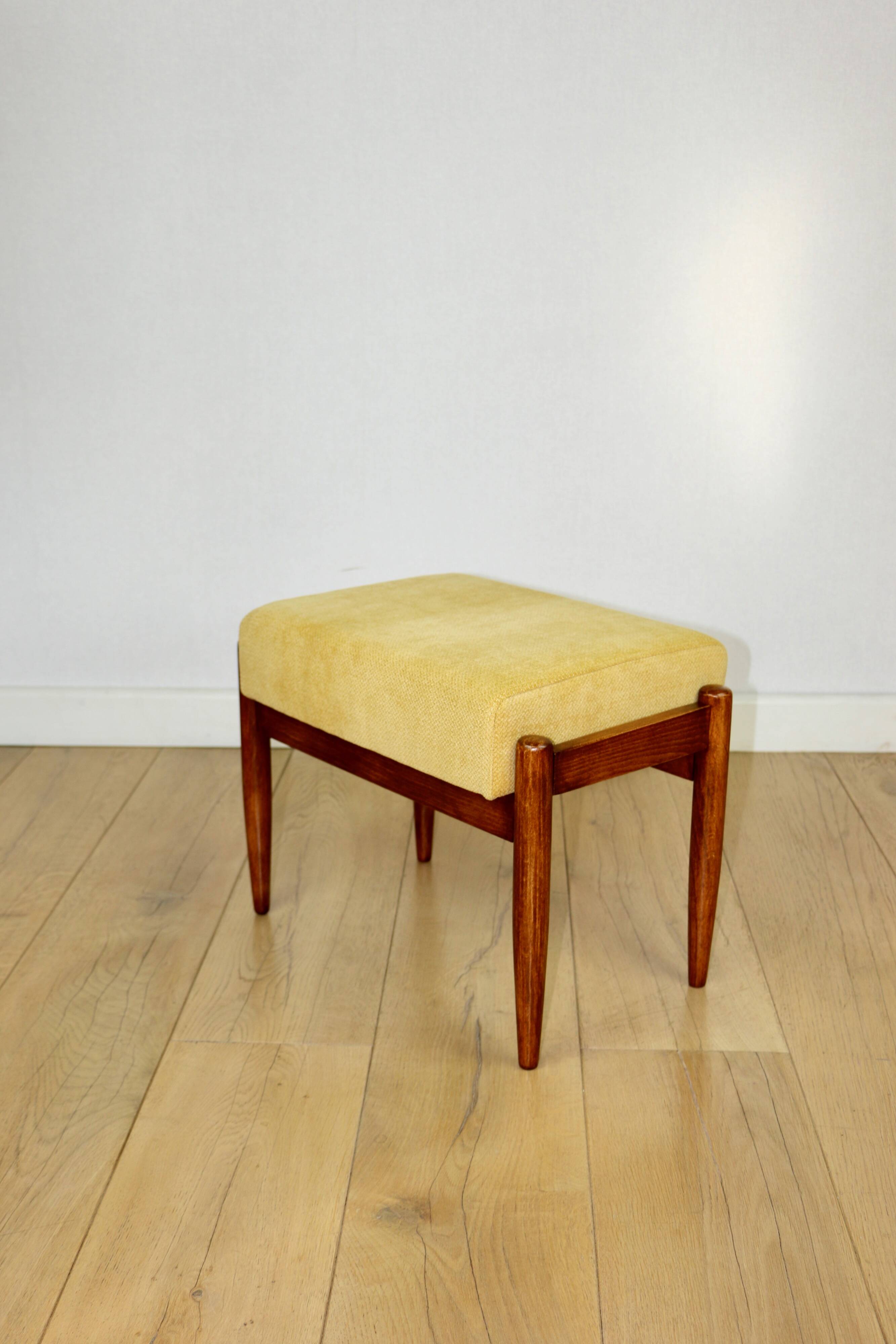 Edmund Homa stool yellow cream structural seat