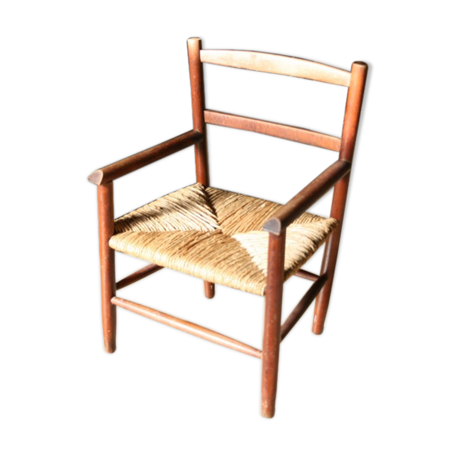 Antique children's mulched armchair