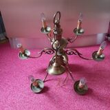 Dutch chandelier gold metal