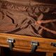 Brown soft suitcase