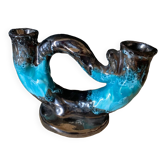 Vallauris ceramic candle holder